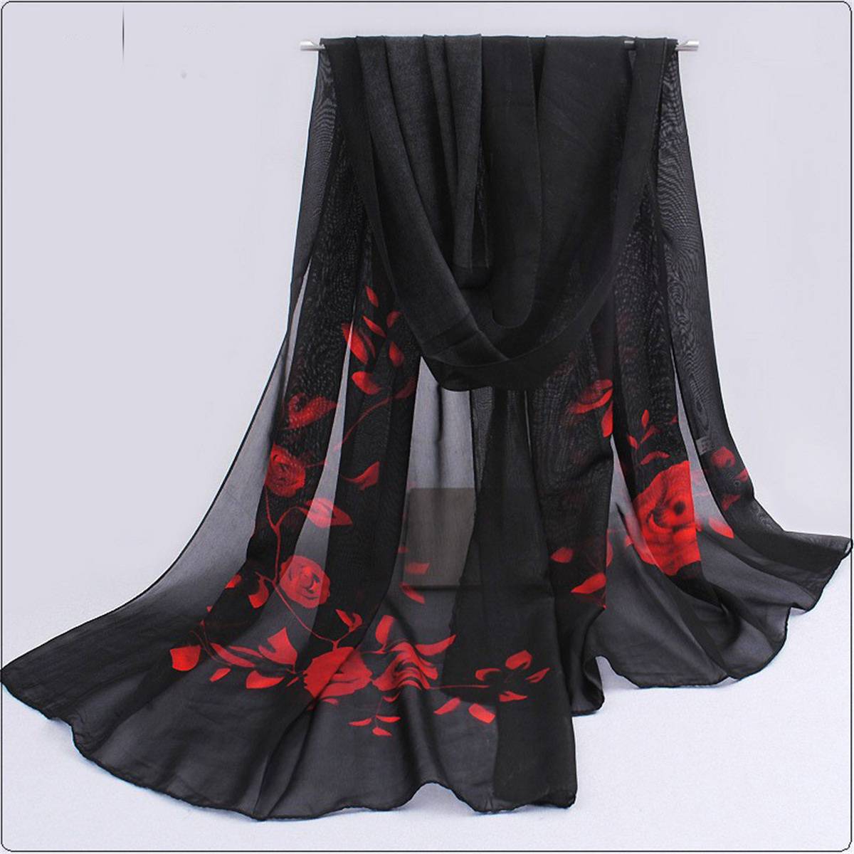 Beach Towel Large - 1 шт. шифоновый шарф, простой элегантный