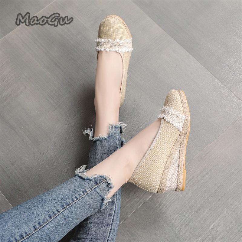 Женские эспадрильи на танкетке – обзор и цена Espadrille Slip On