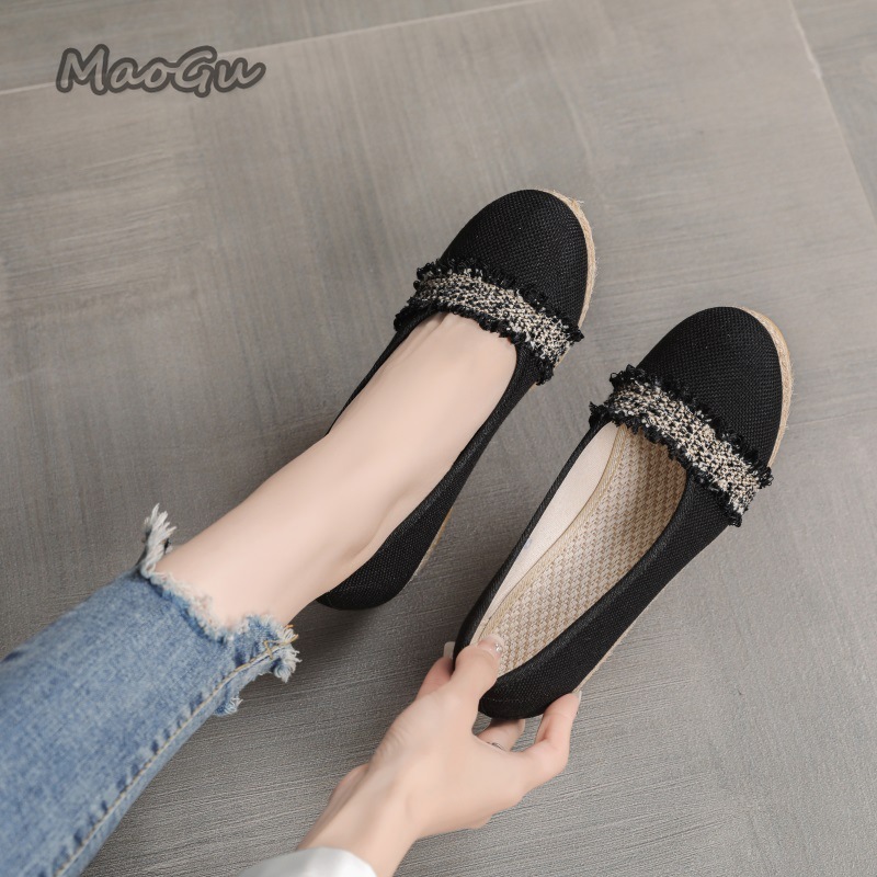 Женские эспадрильи на танкетке – обзор и цена Espadrille Slip On
