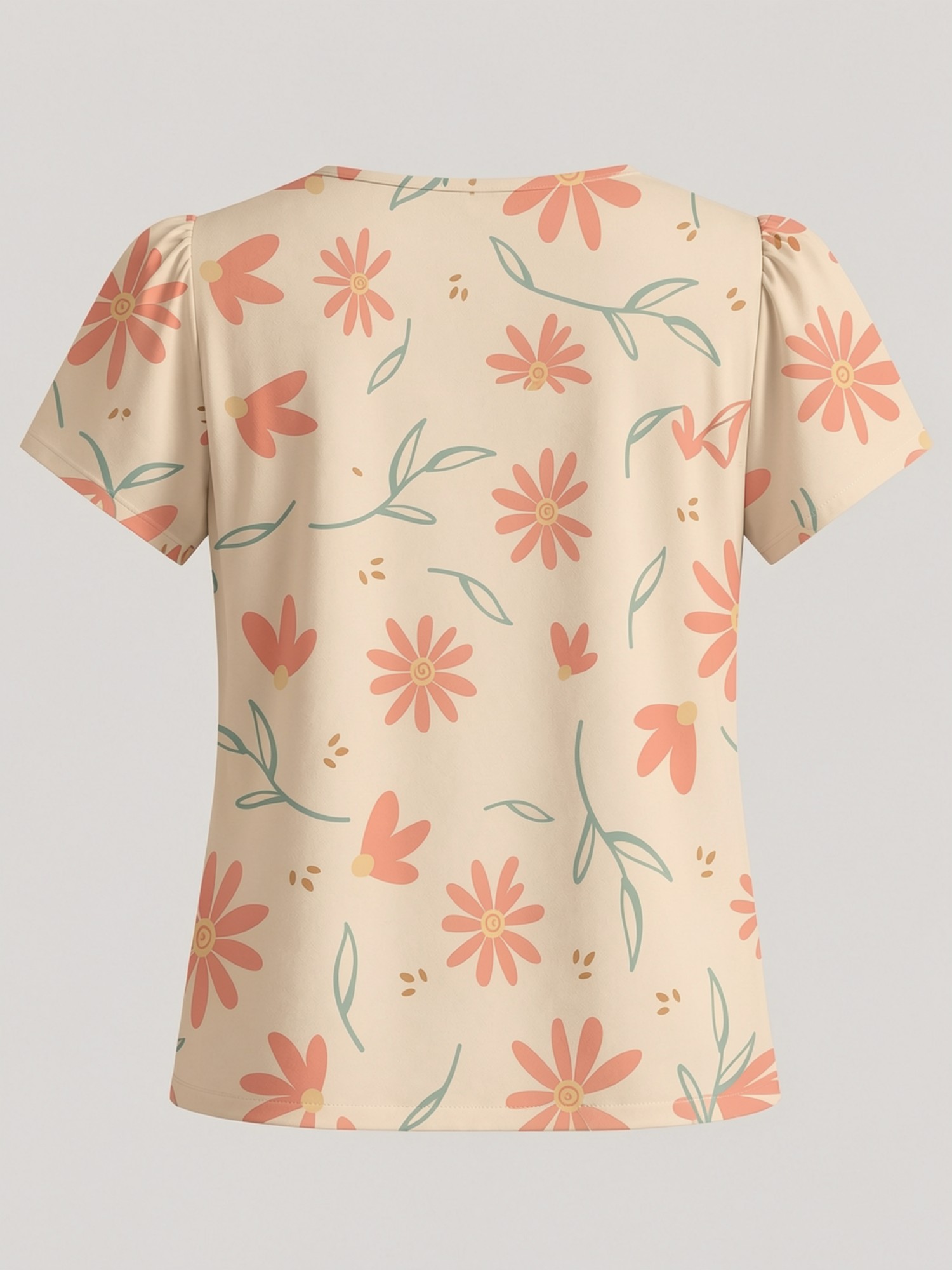 Новая женская футболка с кругл – обзор и цена Resort Shirt Floral