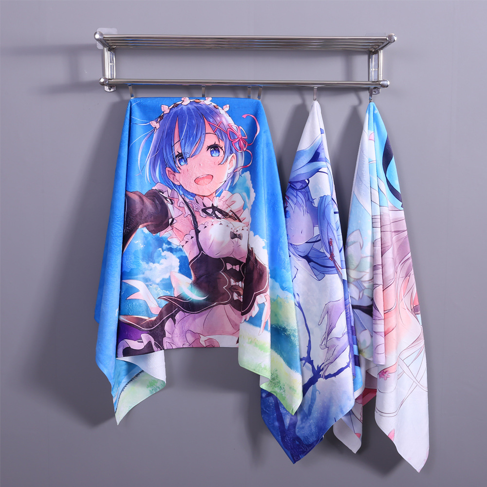 2024 Re: жизнь в другом мире о – обзор и цена Beach Towel Large