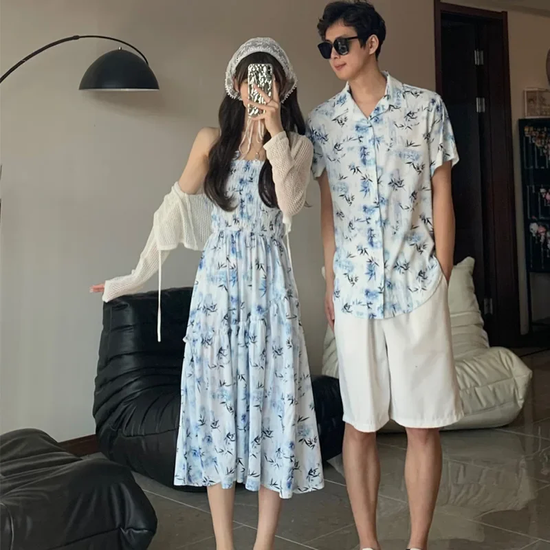 Курортный образ для пары, летн – обзор и цена Resort Shirt Floral