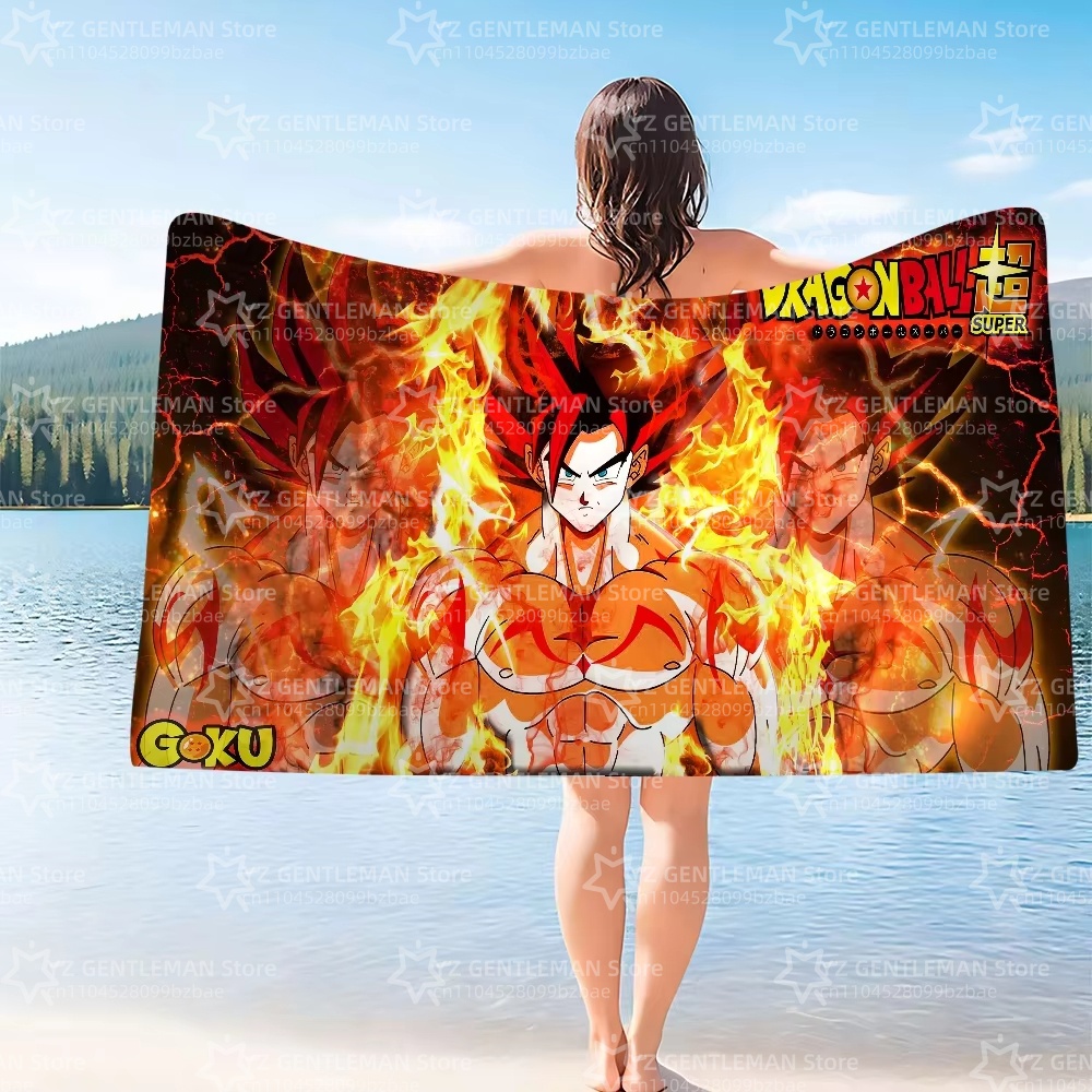 Пляжные полотенца Dragon Ball  – обзор и цена Beach Towel Large